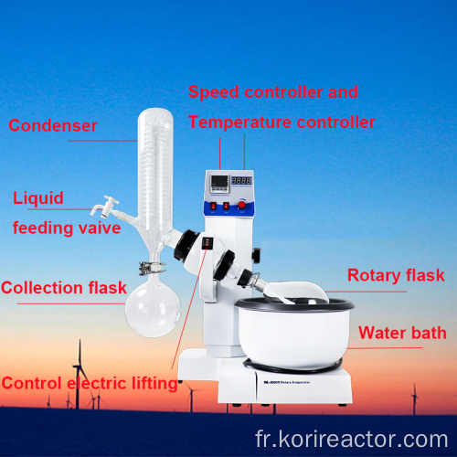 Évaporateur rotatif pour distillation sous pression négative